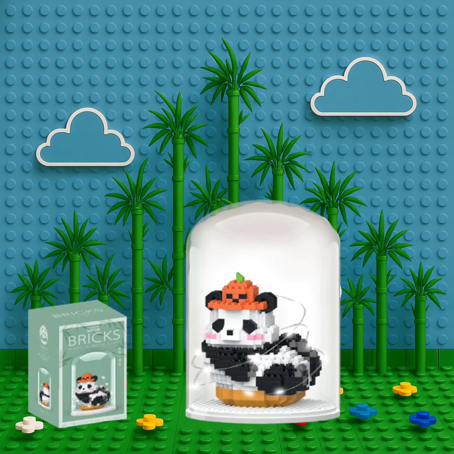 Figuras de osos coleccionables estilo lego - BrickBear