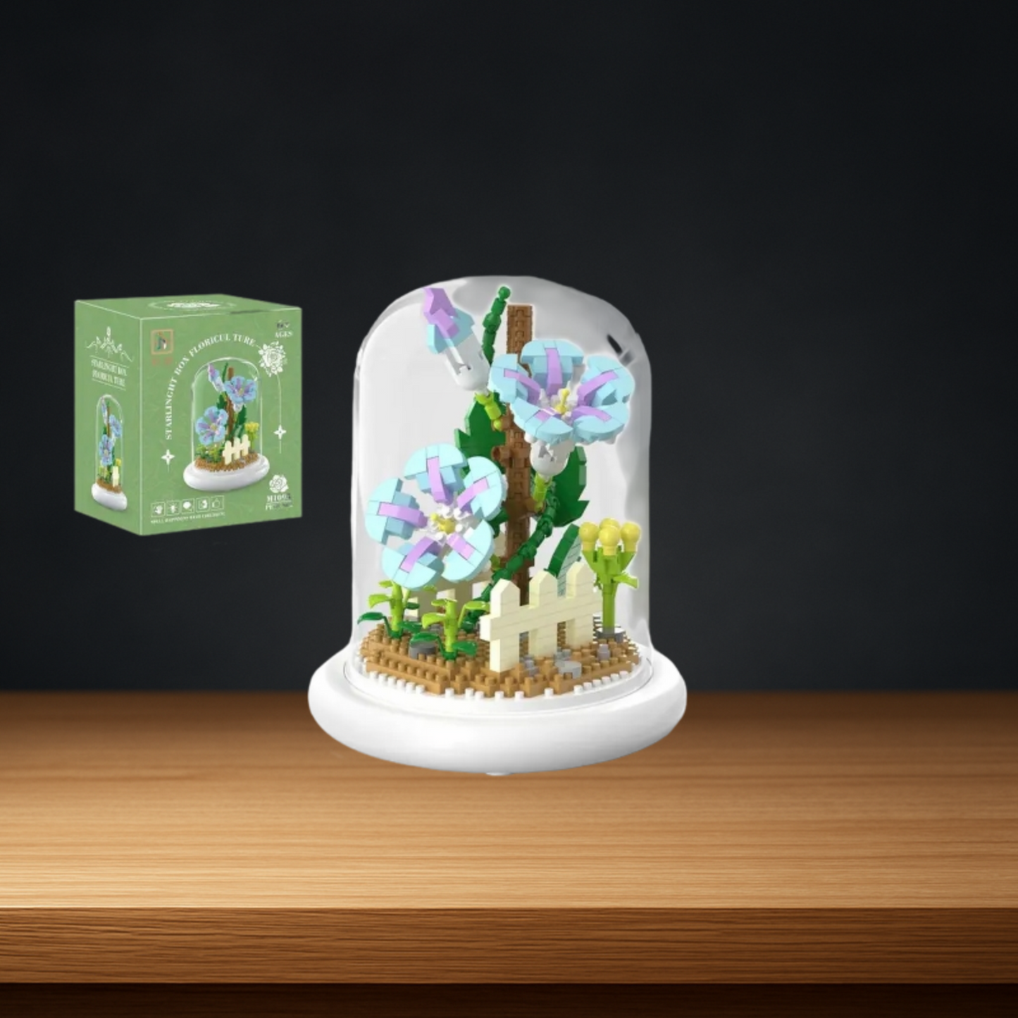 Set de flores estilo lego para armar en casa - FlowerCraft Deluxe