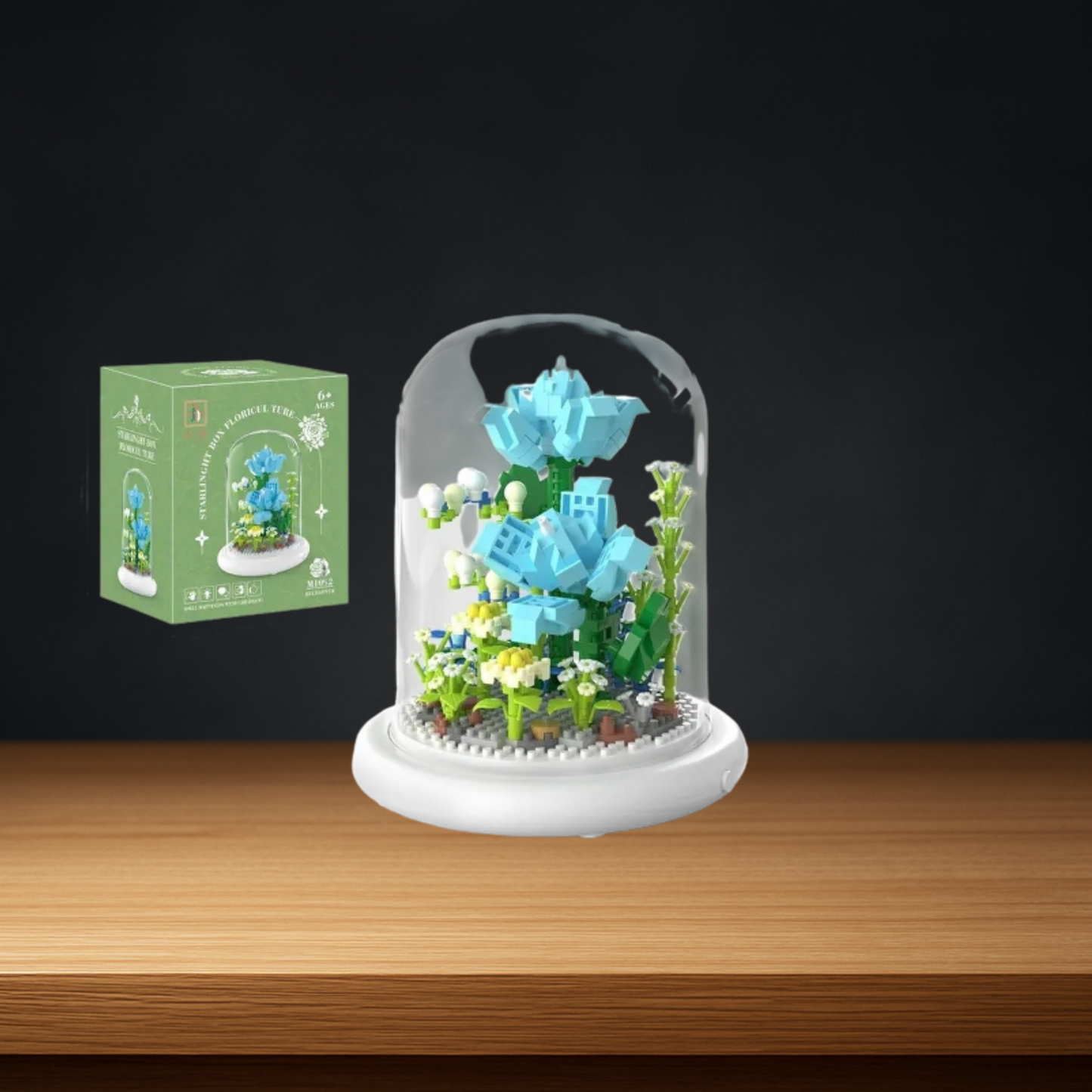 Set de flores estilo lego para armar en casa - FlowerCraft Deluxe