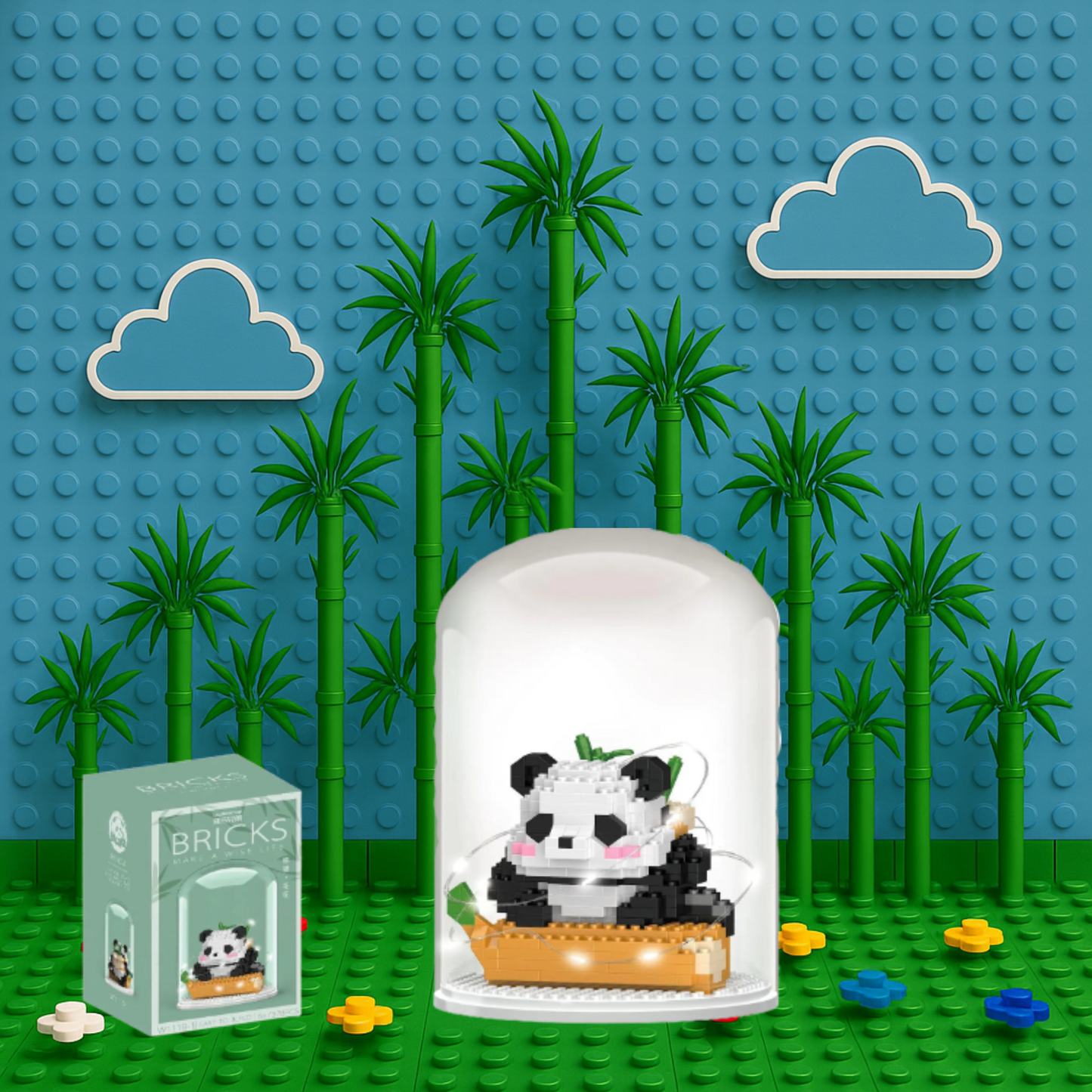 Figuras de osos coleccionables estilo lego - BrickBear